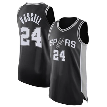 San Antonio Spurs Authentic Jersey - Icon Edition Black Devin Vassell ＃24 Youth