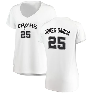 San Antonio Spurs Fast Break Jersey - Association Edition White David Jones-Garcia ＃25 Women's