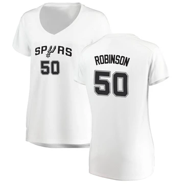 San Antonio Spurs Fast Break Jersey - Association Edition White David Robinson ＃50 Women's