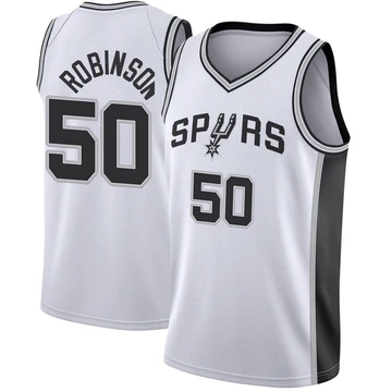 San Antonio Spurs Fast Break Jersey - Association Edition White David Robinson ＃50 Youth