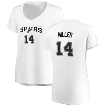 San Antonio Spurs Fast Break Jersey - Association Edition White Emanuel Miller ＃14 Women's