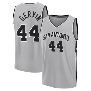 San Antonio Spurs Fast Break Silver Statement Edition Jersey 2024/25 George Gervin ＃44 Youth