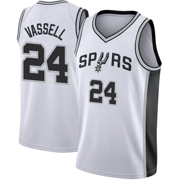 San Antonio Spurs Swingman Jersey - Association Edition White Devin Vassell ＃24 Youth