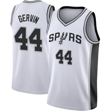 San Antonio Spurs Swingman Jersey - Association Edition White George Gervin ＃44 Men's