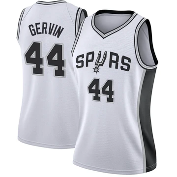 San Antonio Spurs Swingman Jersey - Association Edition White George Gervin ＃44 Women's