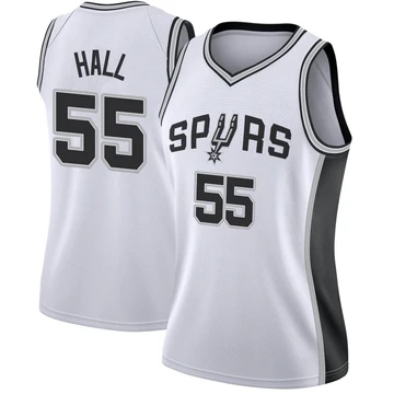 San Antonio Spurs Swingman Jersey - Association Edition White Jordan Hall ＃55 Women's