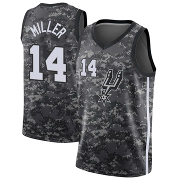 San Antonio Spurs Swingman Jersey - City Edition Black Emanuel Miller ＃14 Youth