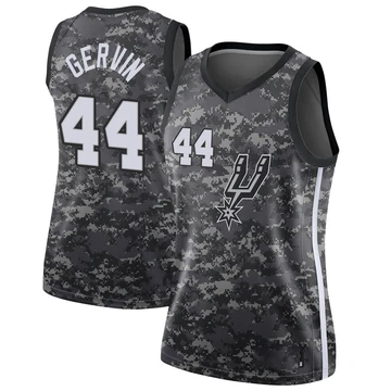 San Antonio Spurs Swingman Jersey - City Edition Black George Gervin ＃44 Women's