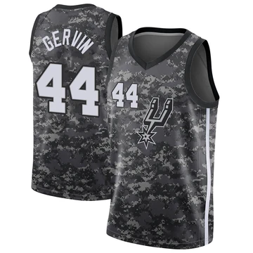 San Antonio Spurs Swingman Jersey - City Edition Black George Gervin ＃44 Youth