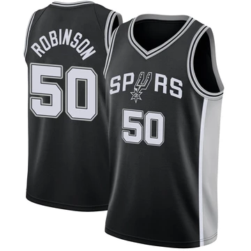 San Antonio Spurs Swingman Jersey - Icon Edition Black David Robinson ＃50 Youth