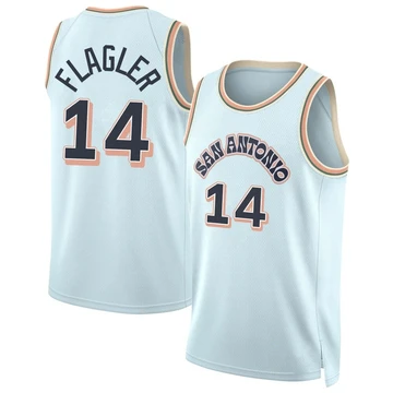San Antonio Spurs Swingman Light Blue City Edition Jersey 2024/25 Adam Flagler ＃14 Youth
