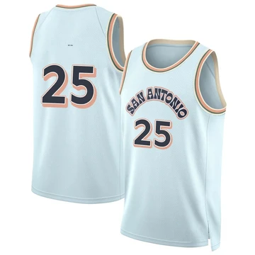 San Antonio Spurs Swingman Light Blue City Edition Jersey 2024/25 David Jones Garcia ＃25 Youth
