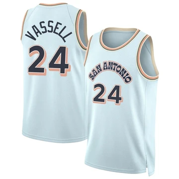 San Antonio Spurs Swingman Light Blue City Edition Jersey 2024/25 Devin Vassell ＃24 Youth