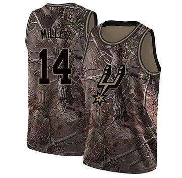 San Antonio Spurs Swingman Realtree Collection Jersey Camo Emanuel Miller ＃14 Men's