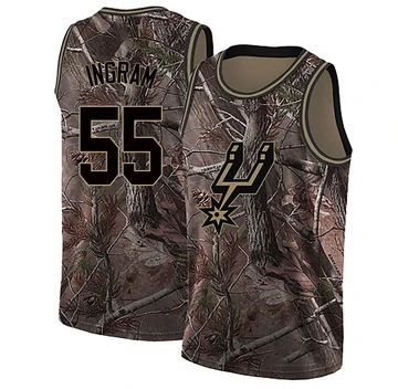 San Antonio Spurs Swingman Realtree Collection Jersey Camo Harrison Ingram ＃55 Men's