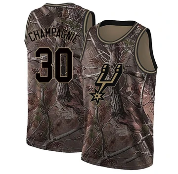 San Antonio Spurs Swingman Realtree Collection Jersey Camo Julian Champagnie ＃30 Youth