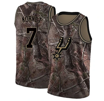San Antonio Spurs Swingman Realtree Collection Jersey Camo Luke Kornet ＃7 Men's
