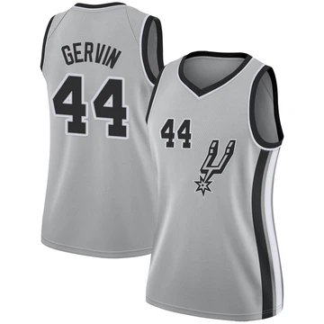 San Antonio Spurs Swingman Silver Jersey - Statement Edition George Gervin ＃44 Women's
