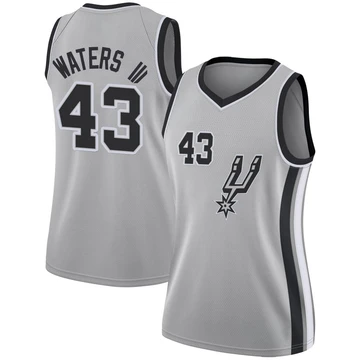 San Antonio Spurs Swingman Silver Jersey - Statement Edition Lindy Waters III ＃43 Women's