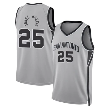 San Antonio Spurs Swingman Silver Statement Edition Jersey 2024/25 David Jones Garcia ＃25 Youth