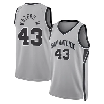 San Antonio Spurs Swingman Silver Statement Edition Jersey 2024/25 Lindy Waters III ＃43 Youth